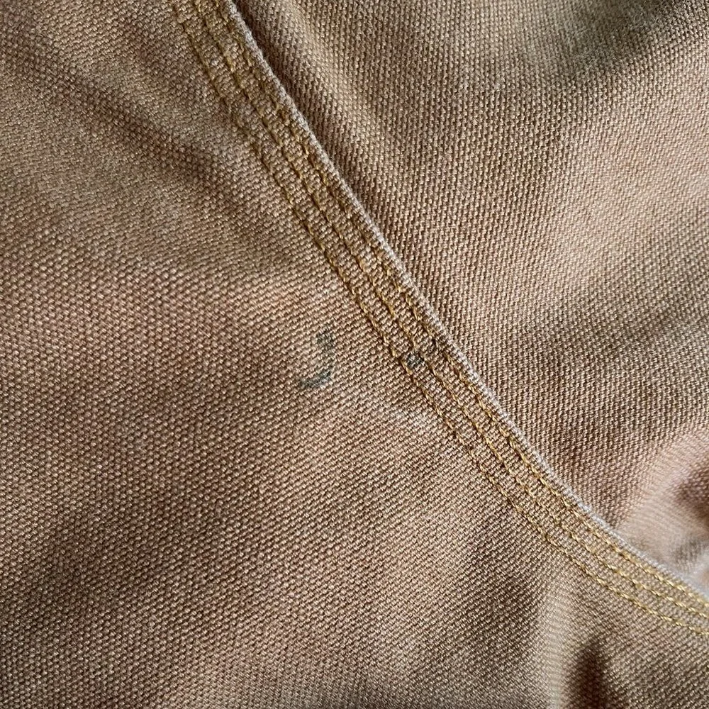 Carhartt tan canvas jacket S 7-8